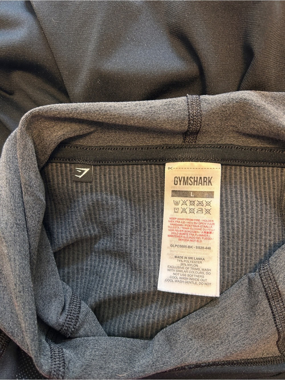 Gymshark Breeze Seamless Hoodie Cinch Back Black Athletic - Picture 13 of 14